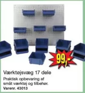 Værktøjssvæg 17 dele