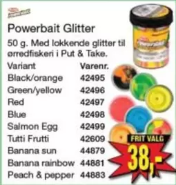 Red - Powerbait Glitter