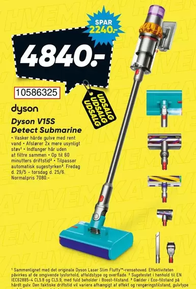Den - Dyson V15s Detect Submarine