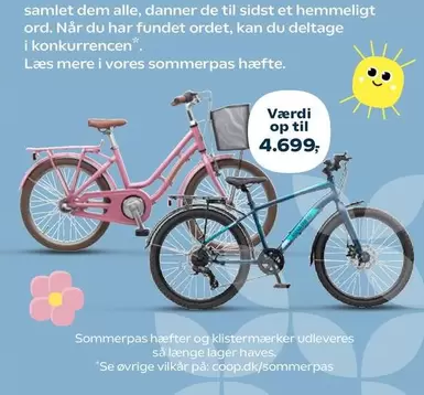 Sommerpas hæfter og klistermærker