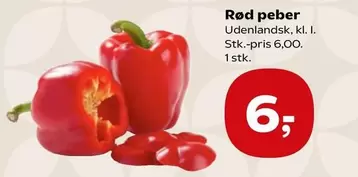 Rød peber