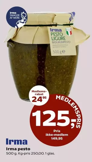 Irma pesto