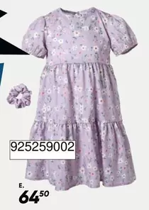 Dress with scrunchie 925259002