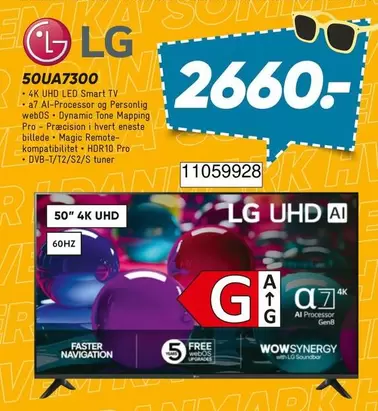 Lg - 50UA7300 4K UHD LED Smart TV