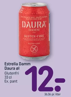 Daura Damm 
 Glutenfri 
 33 cl