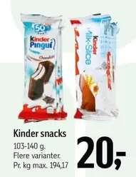 Kinder -  snacks