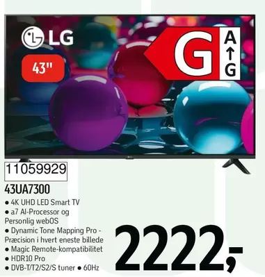 Lg - 4K UHD LED Smart TV 43"