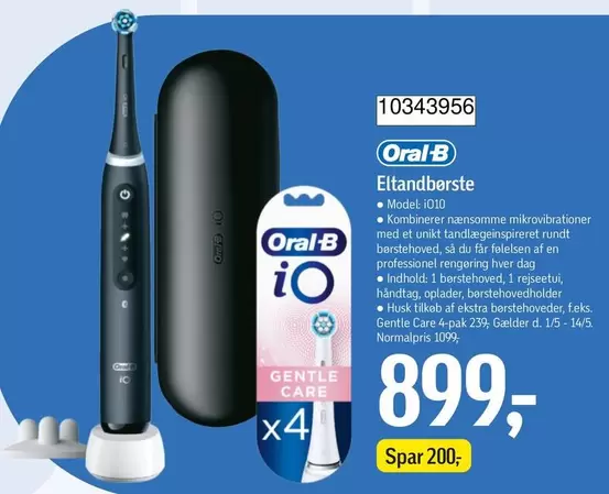 Oral B - Oral-B iO Elitbørste Model iO10
