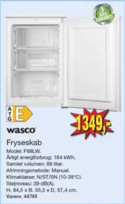 Fryseskab Model F88LW