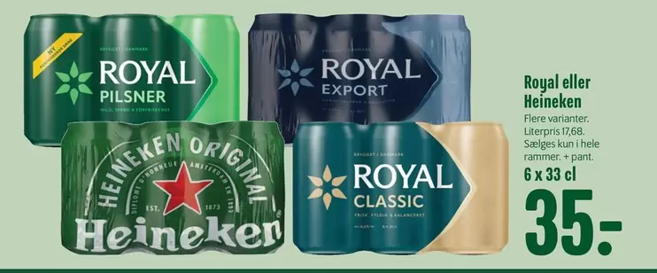 Royal eller Heineken