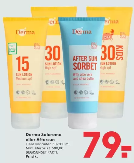 Solcreme eller Aftersun