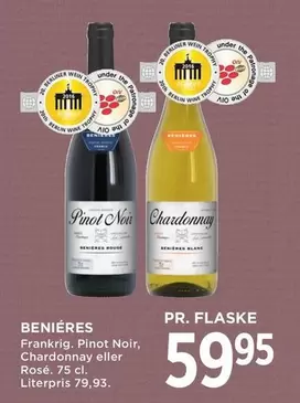 Frankrig. Pinot Noir, Chardonnay eller Rosé