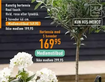 Hortensia - Kunstig hortensia
