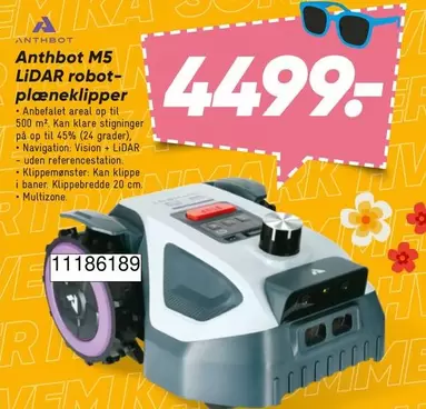 Robot - Anthbot M5 LIDAR robot-plæneklipper