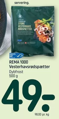 Vesterhavsrødspætter