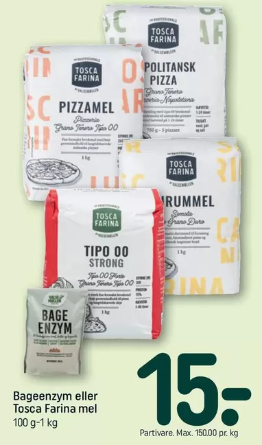 Bageenzym eller Tosca Farina mel