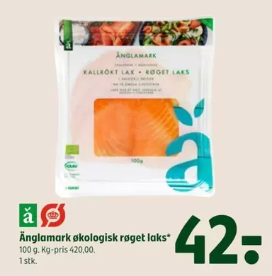 Økologisk røget laks