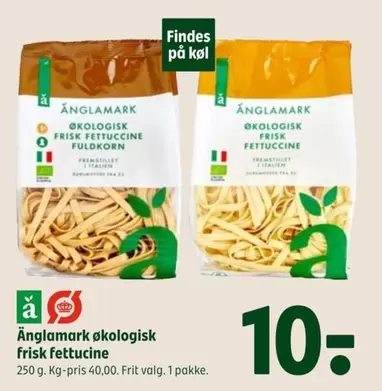 Økologisk frisk fettuccine
