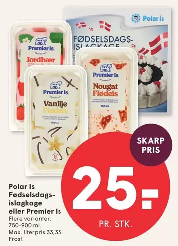 Fødselsdagsisglace
