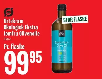 Urtekram Økologisk Ekstra Jomfru Olivenolie