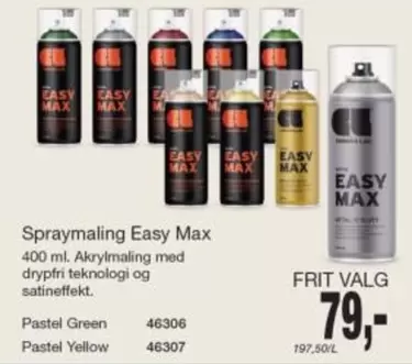 Easy - Spraymaling Max 400 ml.