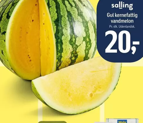 Kort - Gul kernefattig vandmelon