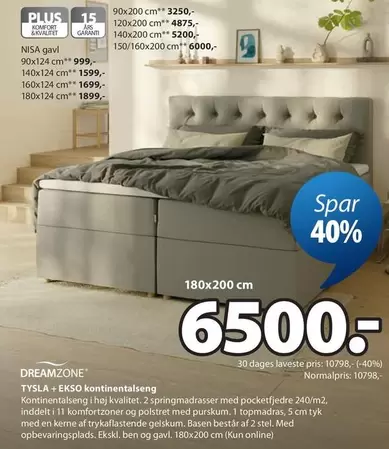 TYSL
+ EKSO kontinentalseng