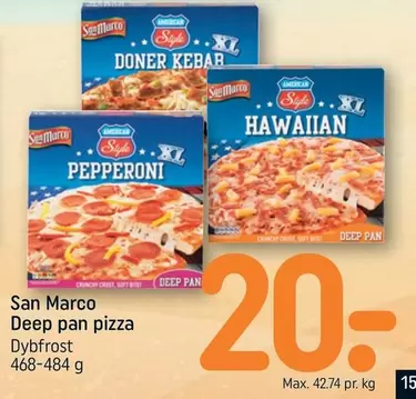 Deep pan pizza Dybdfrost