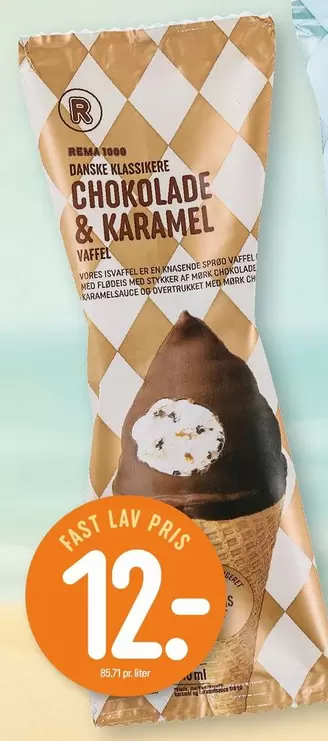 CHOKOLADE & KARAMEL Vaffel