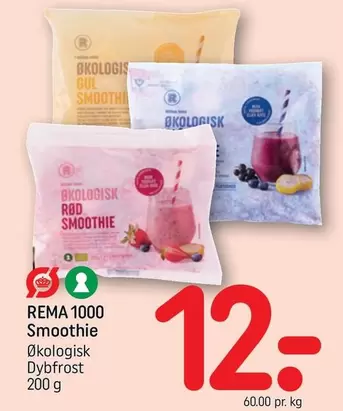 REMA 1000 Smoothie Økologisk Dybfrost