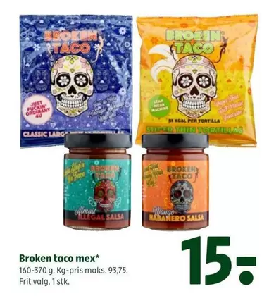 Broken taco mex