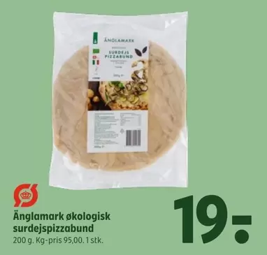 økologisk surdejspizzabund