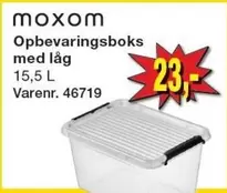 Opbevaringsboks med låg 15,5 L Varenr. 46719
