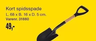Kort - spidsspade