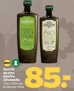 Bio - Zucchi ekstra jomfru olivenolie