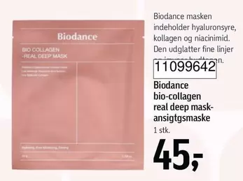 Bio - bio-collagen real deep mask-ansigtsmaske