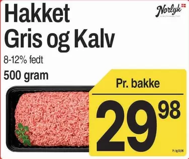 Hakket Gris og Kalv