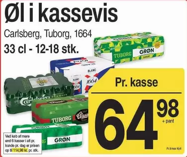Carlsberg - Øl i kassevis