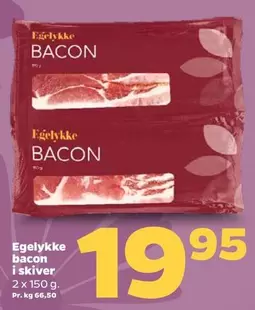 Bacon i skiver