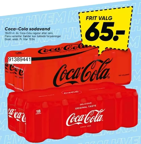 Coca Cola - Coca-Cola sodavand