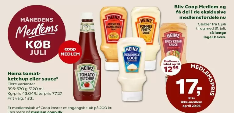 tomat-ketchup eller sauce