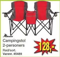 Campingstol 2-personers