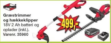 Græstrimmer og hækkeklipper Varenr. 35960