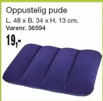 Oppustelig pude Varenr. 36594