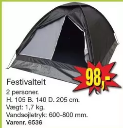 Festival tent