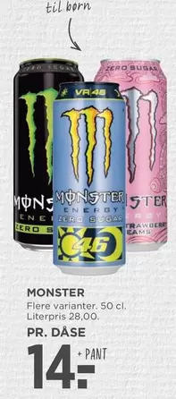 Monster - Flere varianter