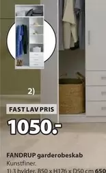 Fandrup garderobeskab