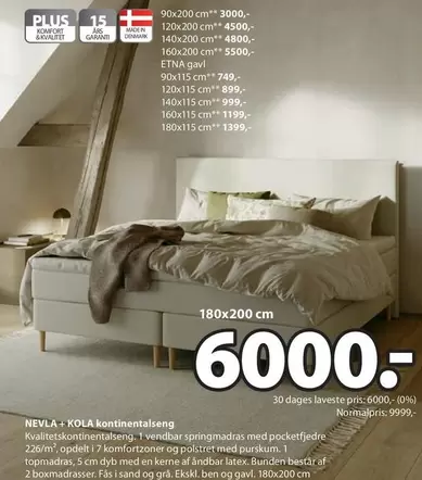 NEVLA + KOLA kontinentalseng