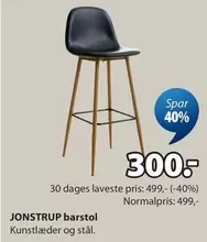JONSTRUP barstol