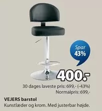 VEJERS barstol